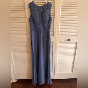 NWT JJs House Stormy Blue Formal Gown